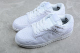 Nike Dunk Low Dover Street Market Triple White Velvet DH2686-100