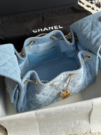 Bolsa Hobo  Chanel 25 Denim Small