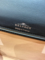 Delvaux Tempête MM Black Ferragens Prata