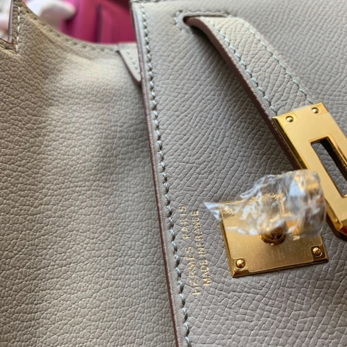Bolsa Kelly Sellier Mini II Gris Asphalte (tamanho 20) .