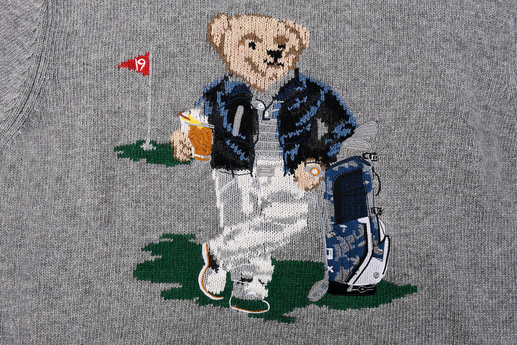Polo Ralph Lauren Suéter de Tricô Golf Polo Bear