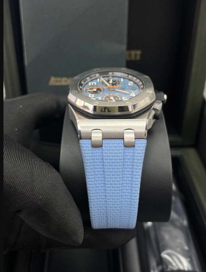 Relógio Audemars Piguet Royal Oak Chronograph Stainless Steel Blue Dial