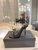 Saint Laurent Opyum Sandal Black