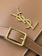 Saint Laurent Niki Saddle Shoulder Bag Cortiça Ferragens Douradas