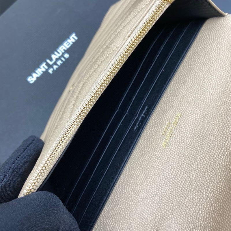 Saint Laurent Shoulder Bag Bege Ferragens Douradas