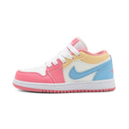 Air Jordan 1 Low SE "Paw Print Pink Foam Infantil