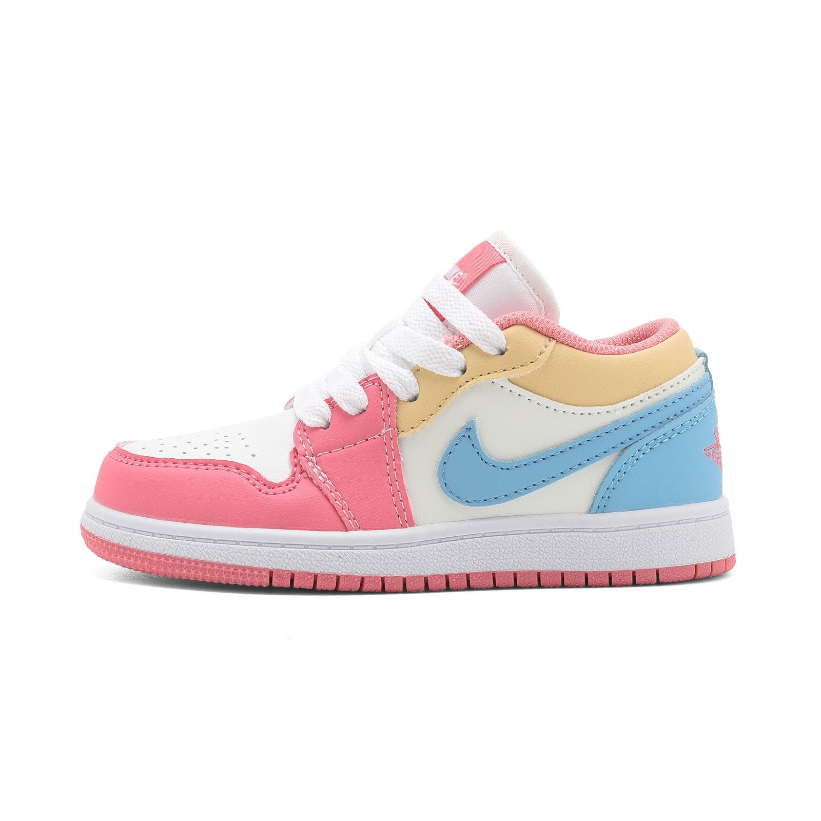 Air Jordan 1 Low SE "Paw Print Pink Foam Infantil