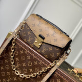 Pochette Métis East West Reverse Brown