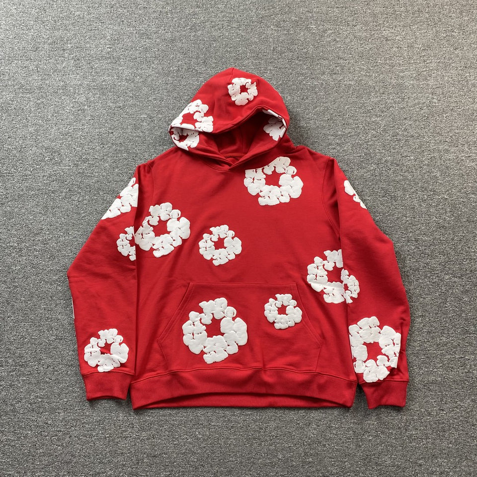 Moletom Cotton Wreath Denim Tears Red