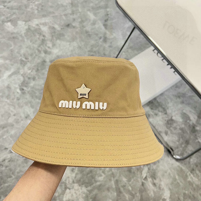 bucket miu miu brown