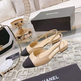 Sapatilha Chanel  Slingback Bicolor