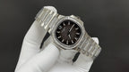 Patek Philippe Nautilus Ladies "Haute Joaillerie" Dark Gray Gradient Dial