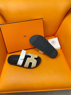 Hermes Chypre Straw & Leather