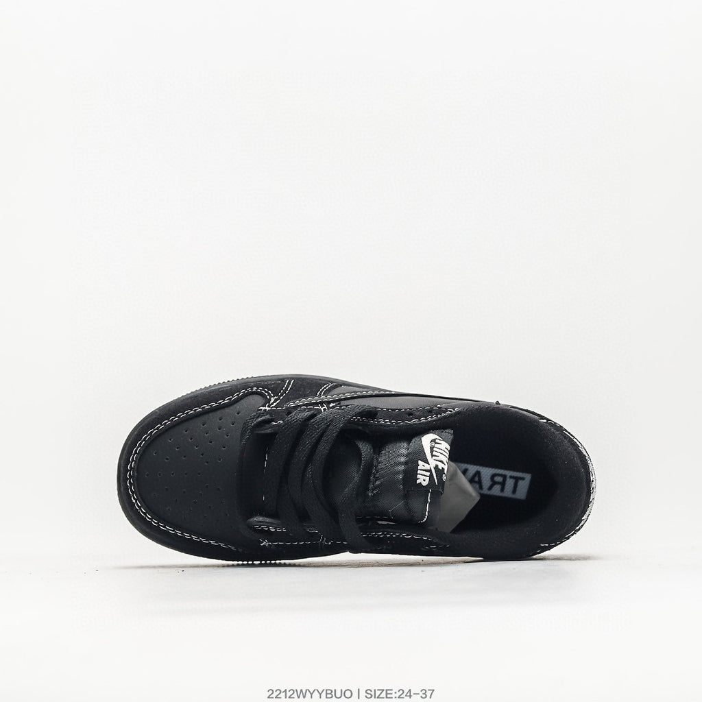 Jordan 1 Retro  x Travis Scott Black Infantil