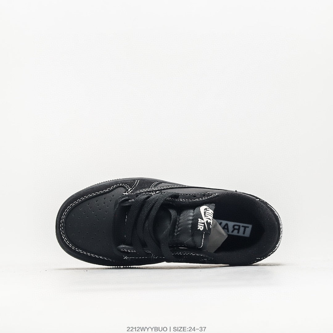 Jordan 1 Retro  x Travis Scott Black Infantil