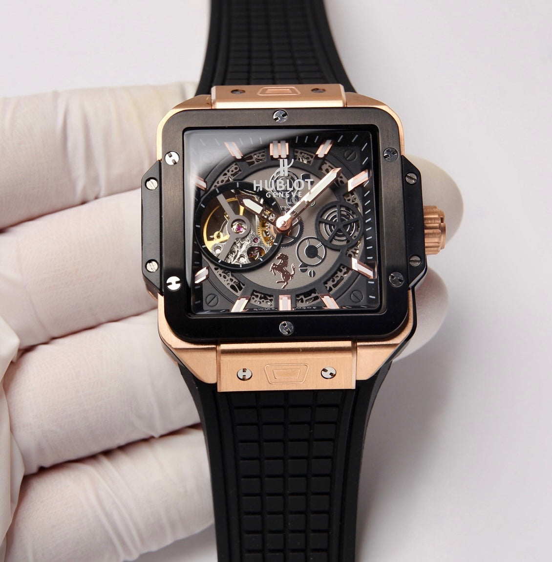 Hublot Square Bang Unico King Gold Ceramic 42 mm