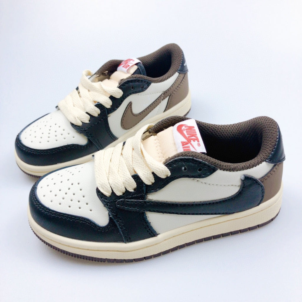 Jordan 1 Retro  x Travis Scott Brown and Black Infantil