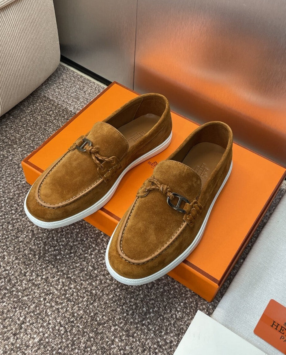 HERMES LOAFER Brown