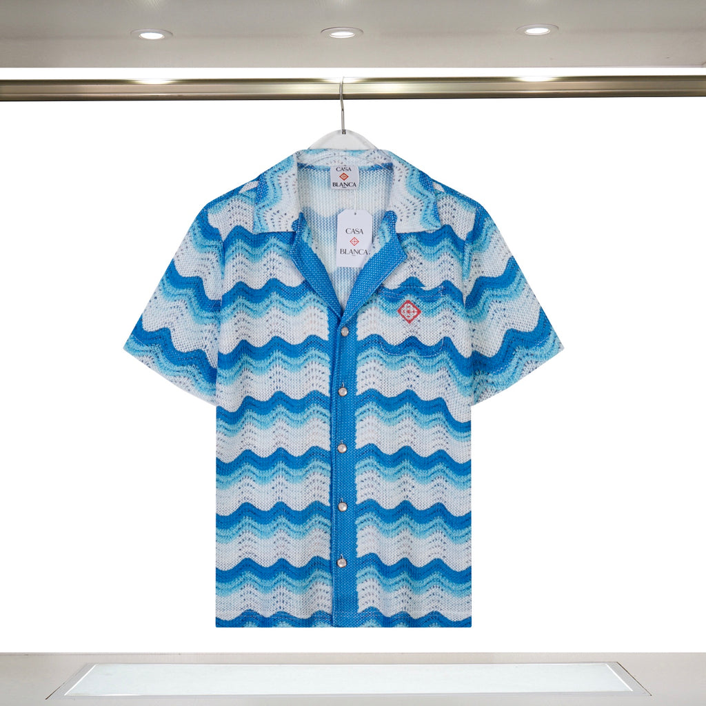 Casablanca Paris  Gradient Wave Crochet Co-ord