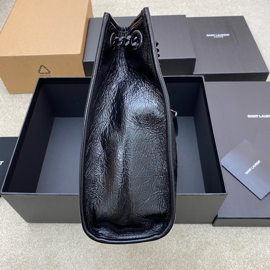 Saint Laurent Niki Shopping Bag All Black