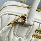 Bolsa Miu Miu Arcadie Matelasse Nappa Leather Bag