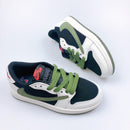 Jordan 1 Retro  x Travis Scott Black and Green Infantil