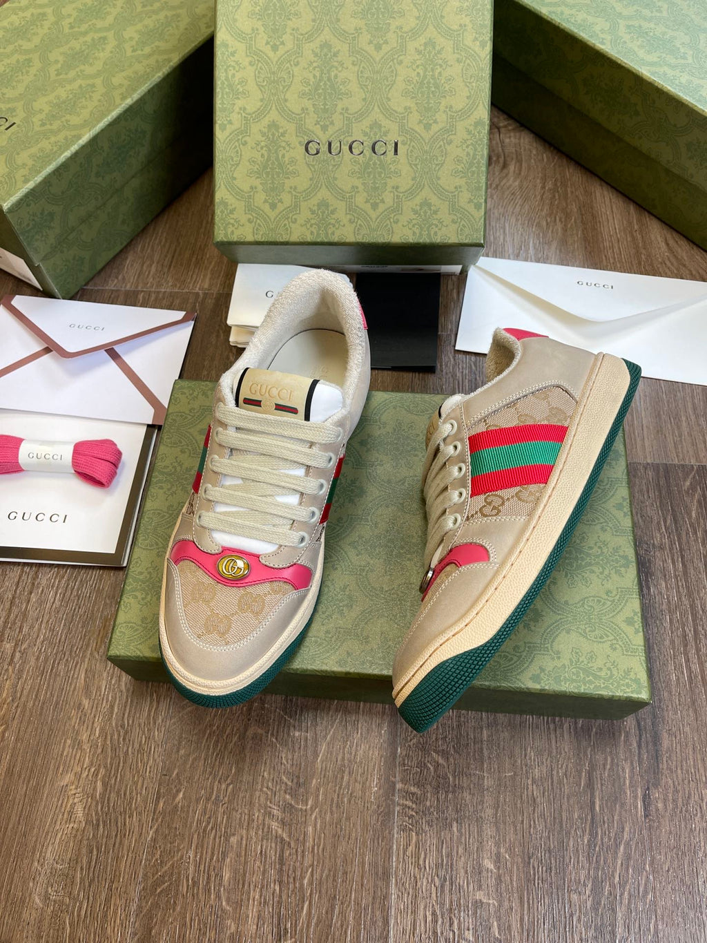 Gucci Screener Butter Leather.