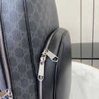 Gucci Medium GG Supreme Backpack Black