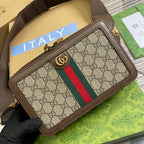 Gucci Ophidia Travel Case Bag Khaki