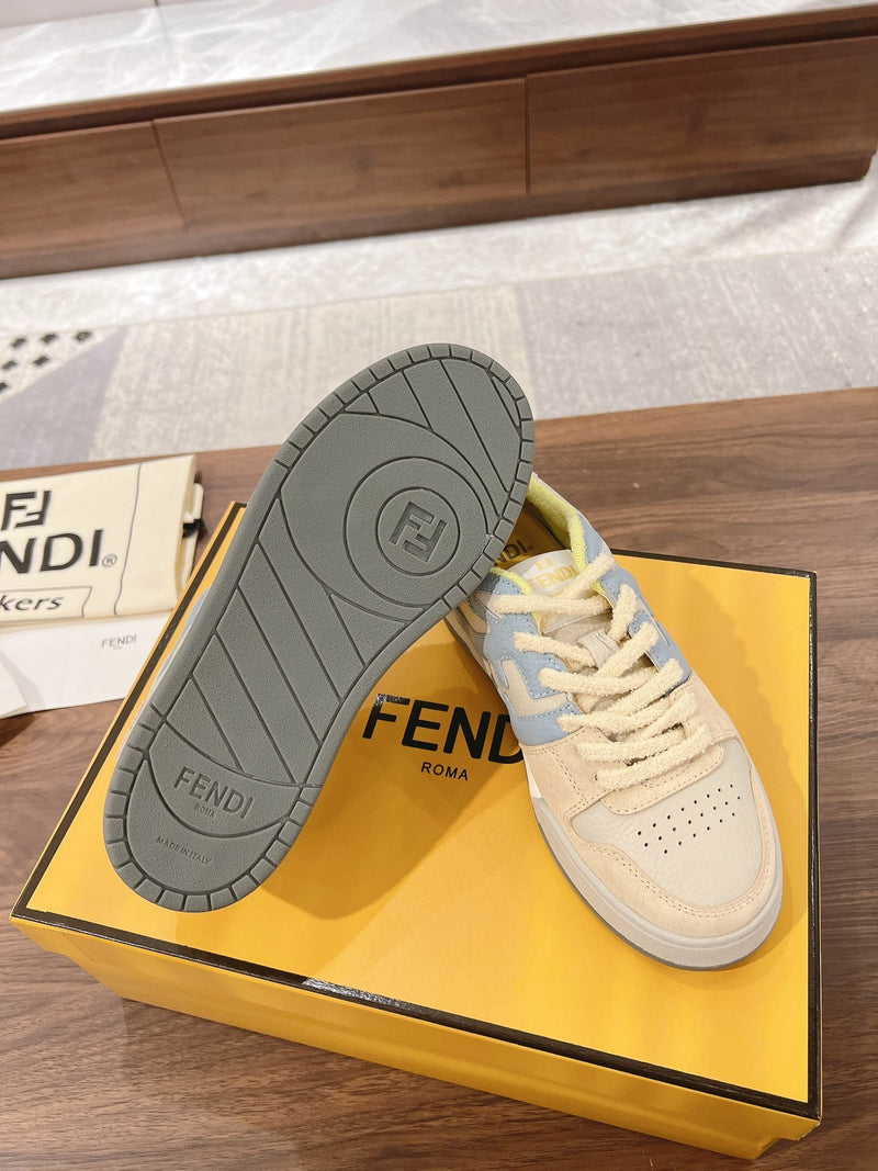 Fendi Match Yellow Suede