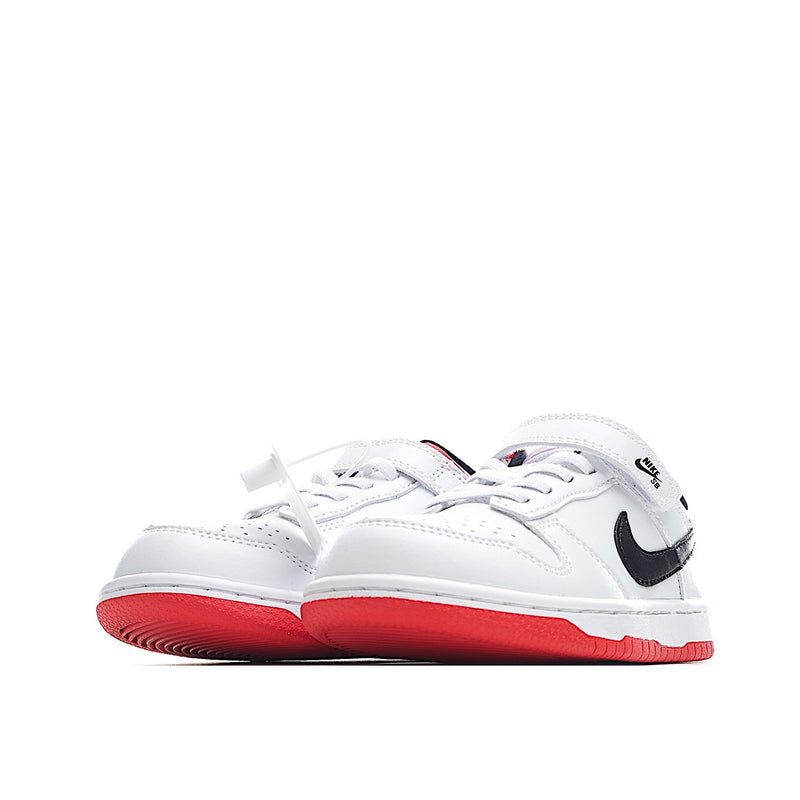 Nike SB Dunk Low White and Red Infantil