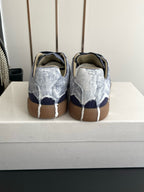 Maison Margiela Replica Low "Hand Painted Navy Canvas/Denim