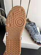 Maison Margiela Replica Low "Hand Painted Navy Canvas/Denim