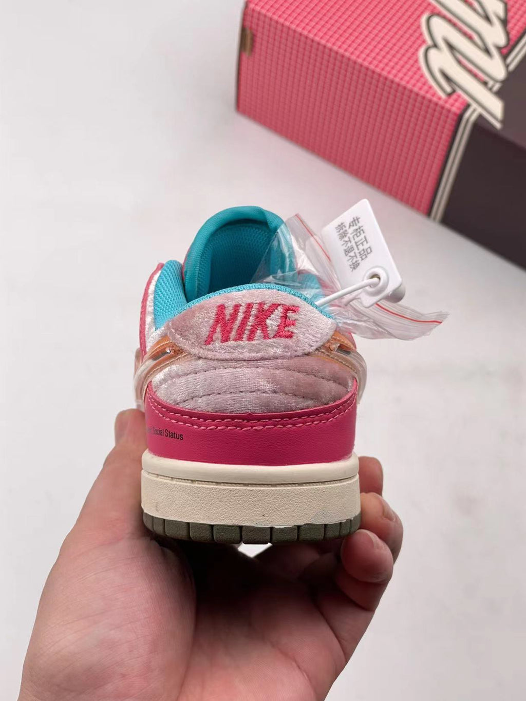 Social Status x Nike Dunk Low Strawberry Milk