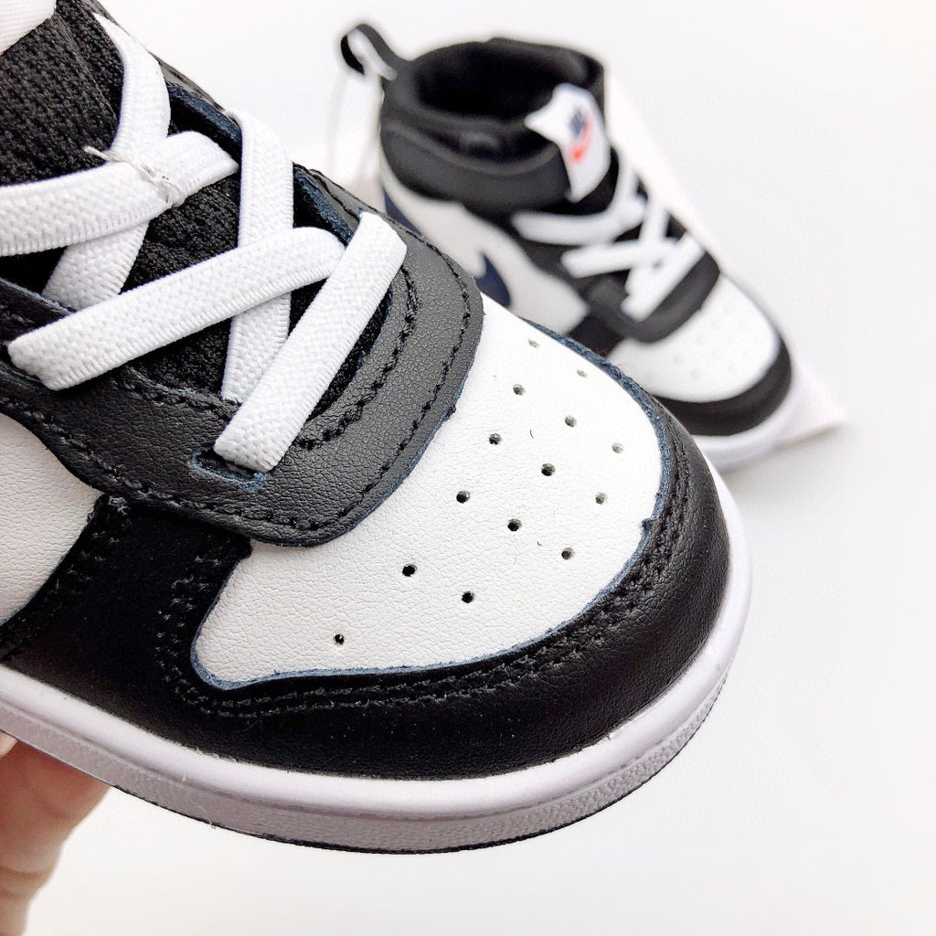 Nike Court Borough Mid 2 Infantil Branco Preto Vermelho