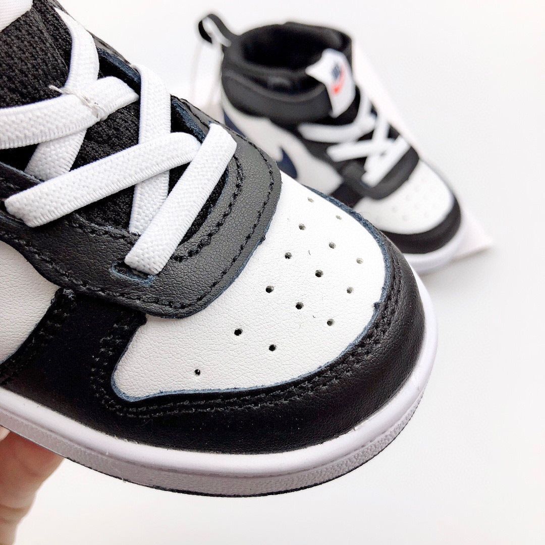 Nike Court Borough Mid 2 Infantil Branco Preto Vermelho