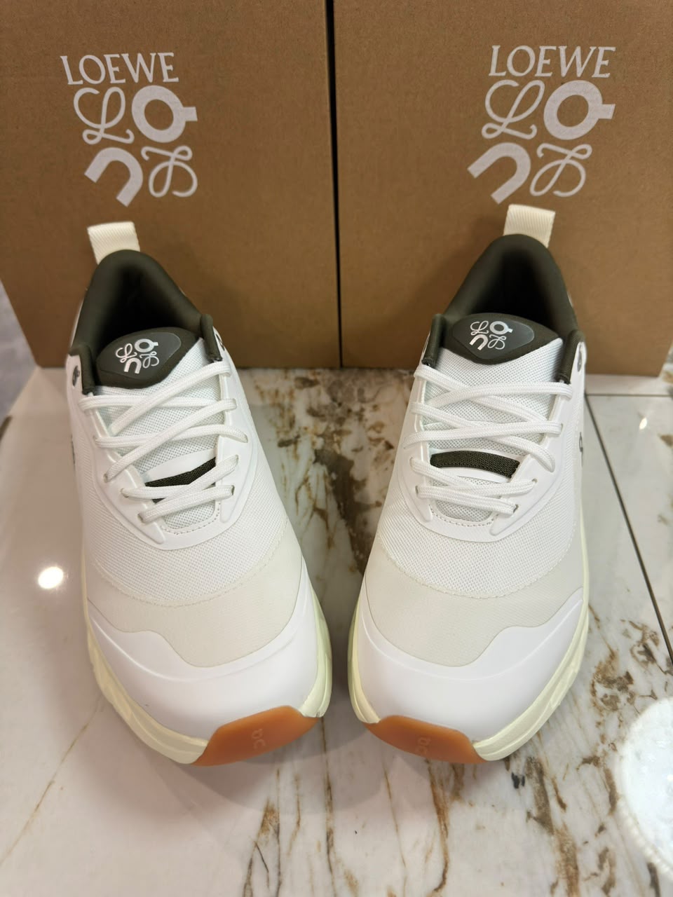 On Cloudtilt 2.0 x Loewe White Khaki