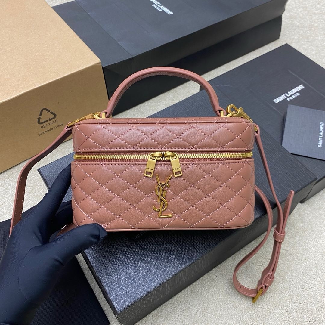 Saint Laurent Gaby Vanity Rosa Queimado