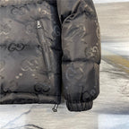 Jaqueta Puffer Gucci Jumbo GG Nylon Canvas