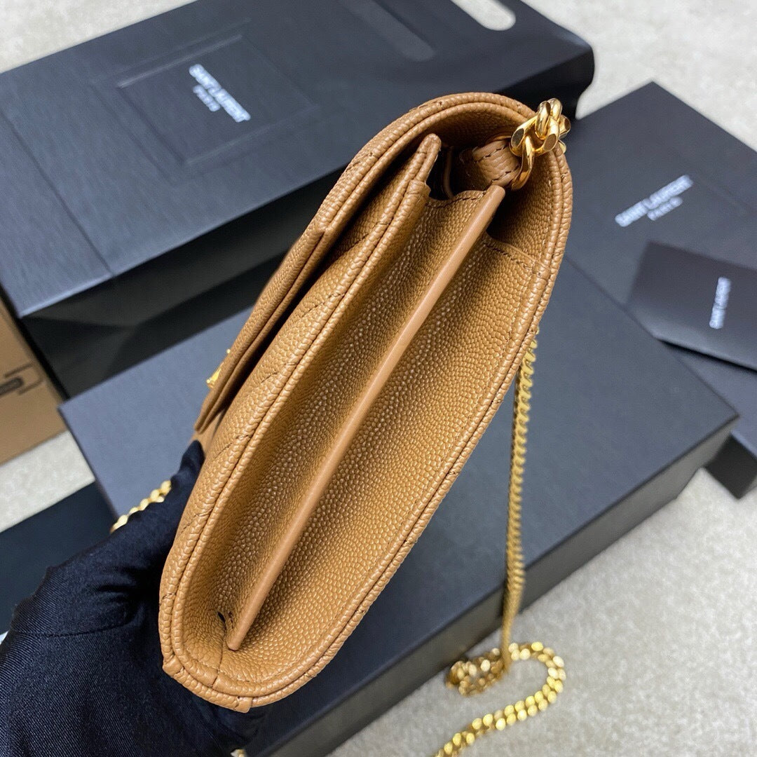 Saint Laurent Shoulder Bag Bege Camel