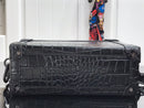 Lv Alligator Mini Soft Trunk Black