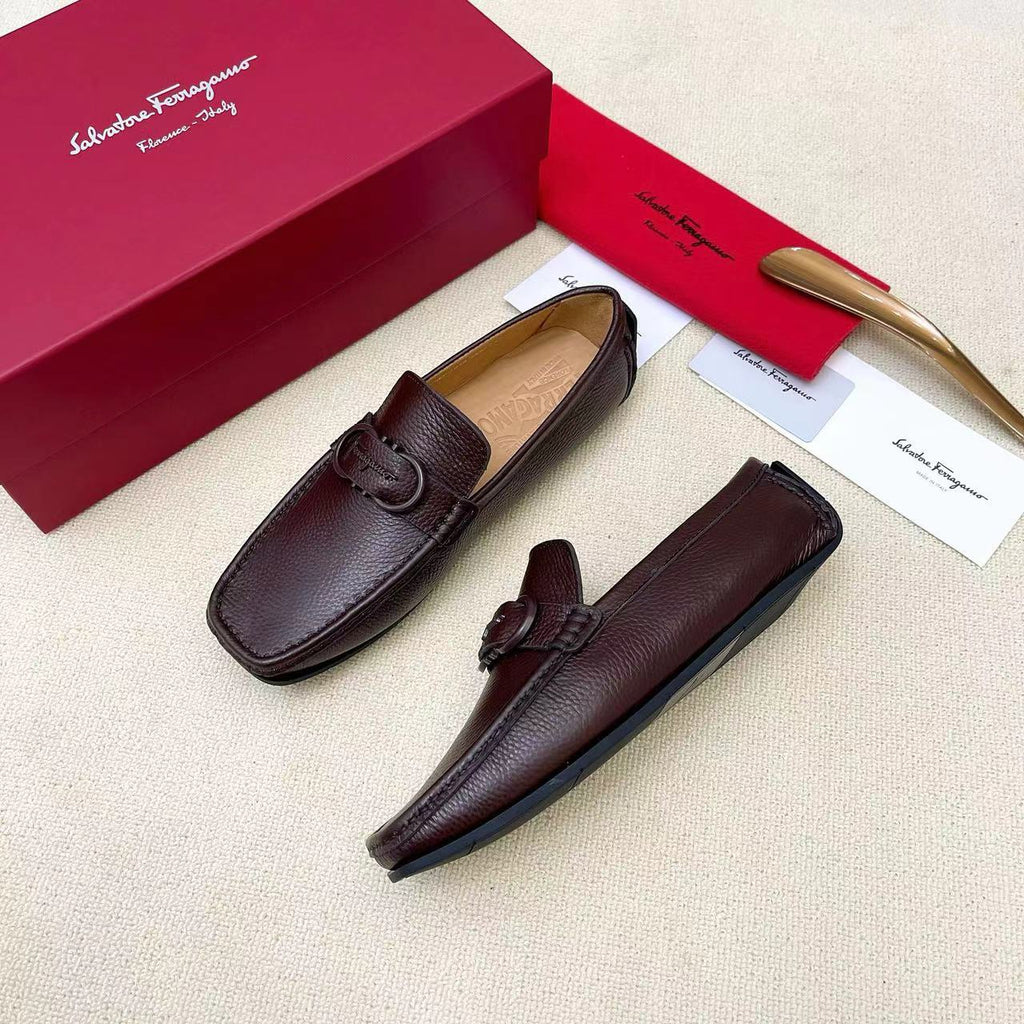 Mocassim Salvatore Ferragamo Touch Gancini