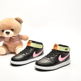 Nike Court Borough Mid 2 Black / Pink Infantil