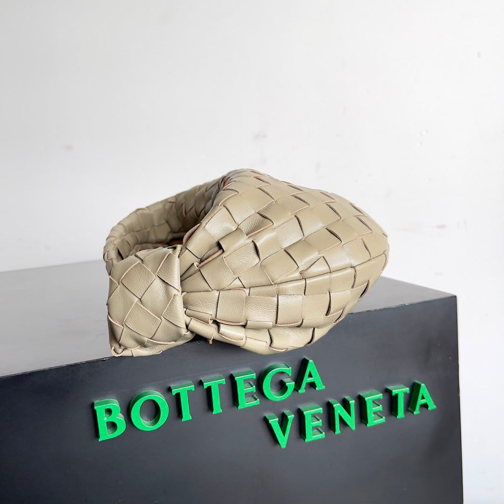 Bottega Veneta Mini Jodie knot Travertine