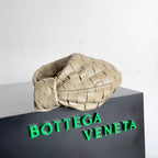 Bottega Veneta Mini Jodie knot Travertine