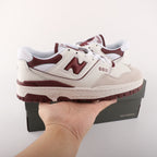 New Balance 550 Sea Salt Burgundy