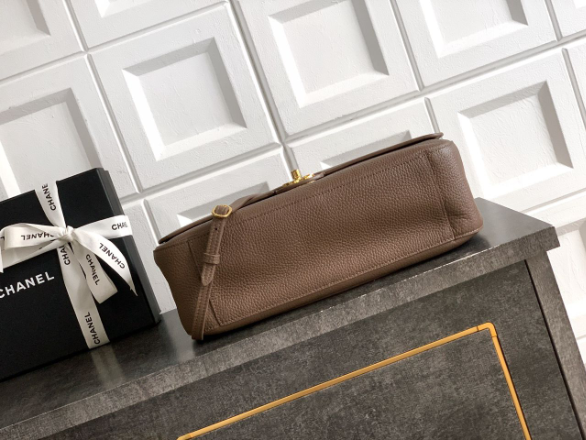 Chanel Maxi Souplissimo Flap Bag brown
