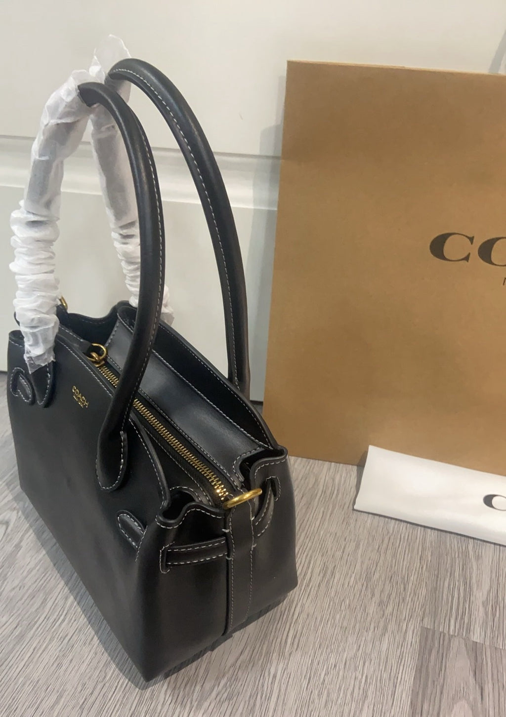 Coach Soft Empire Carryall 21 Black