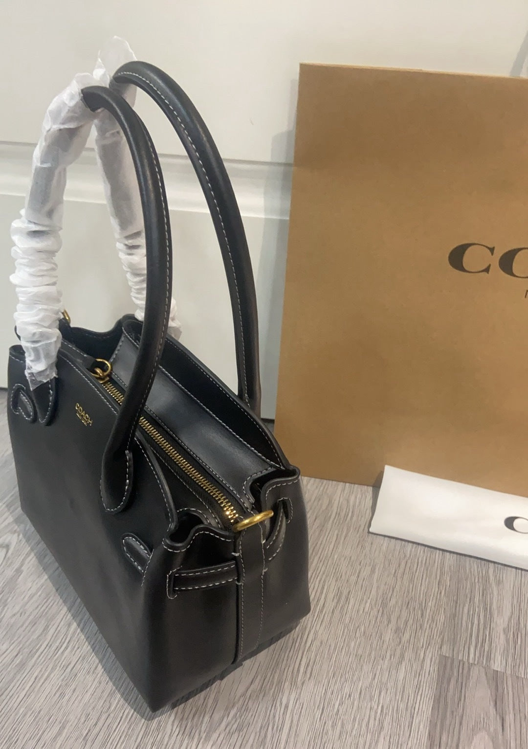 Coach Soft Empire Carryall 21 Black