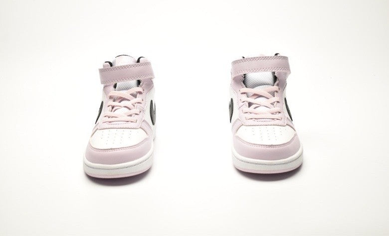 Nike Court Borough Mid 2 (TD/GS) "White / Platinum Violet Infantil